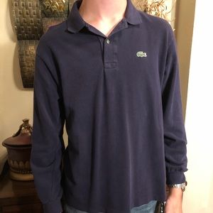 Lacoste | Shirts | Lacoste Navy Long 